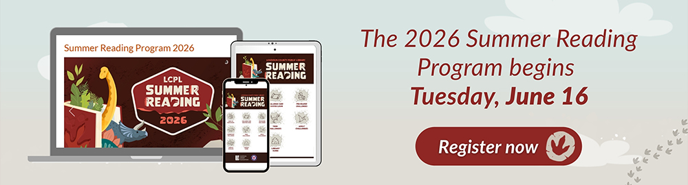 Sign up for the 2026 Summer Reading Program